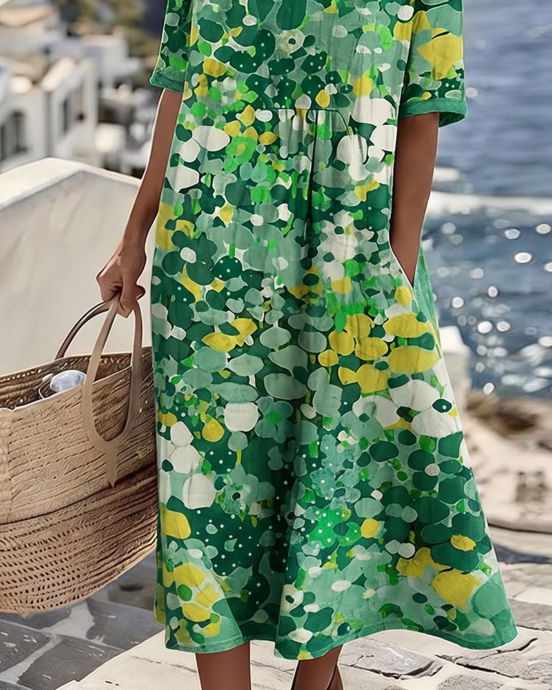 Willa London™ | Summer Blossom Midi Dress