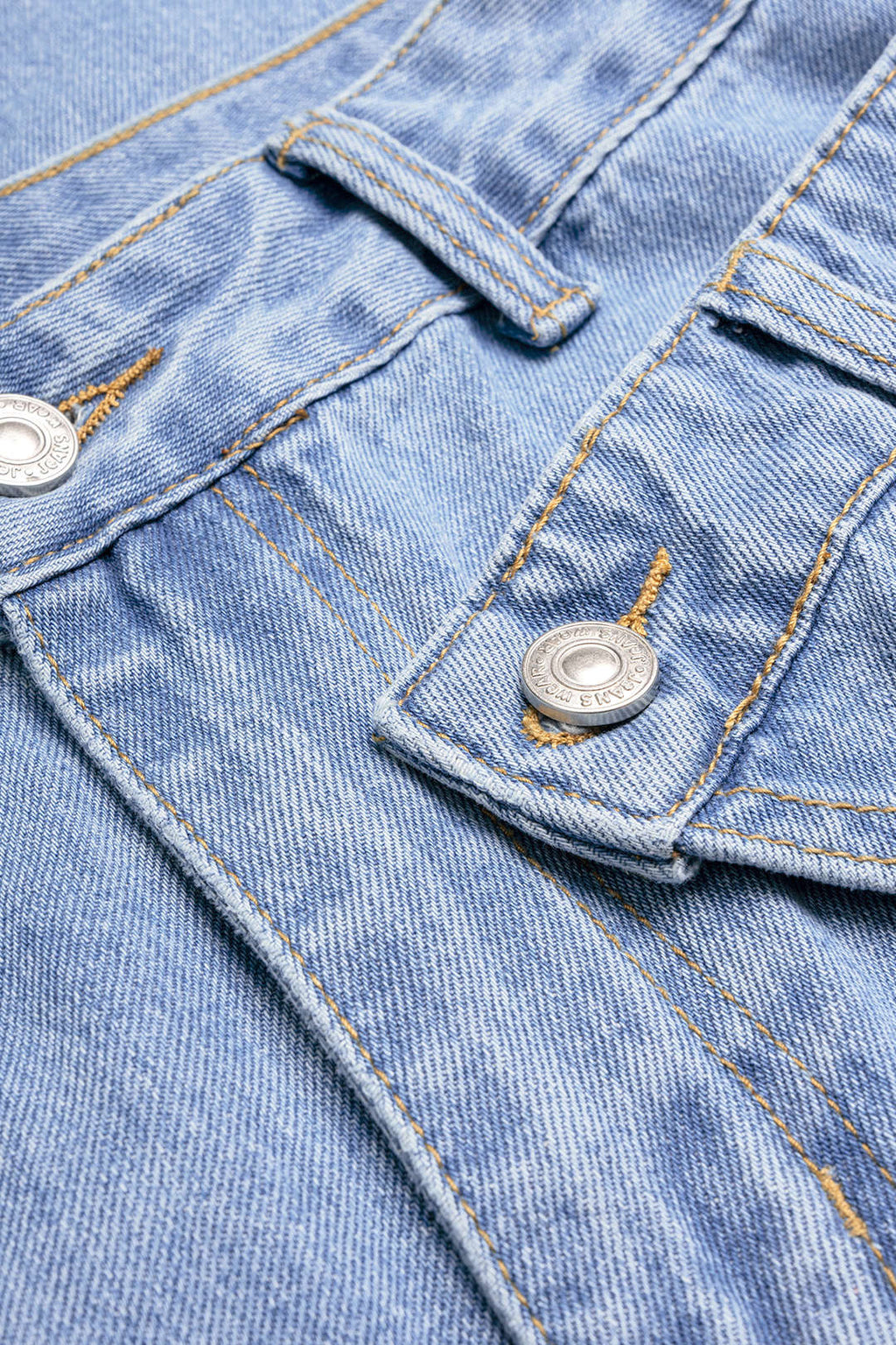 Willa London™ | Luxe Wide Leg Denim Trousers