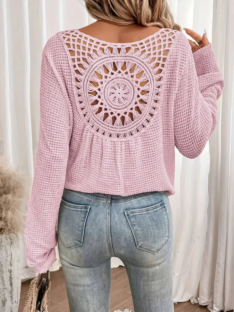 Willa London™ | Ibiza Lace Elegance Blouse
