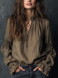 Willa London™ | Bohemian Ruffle Blouse