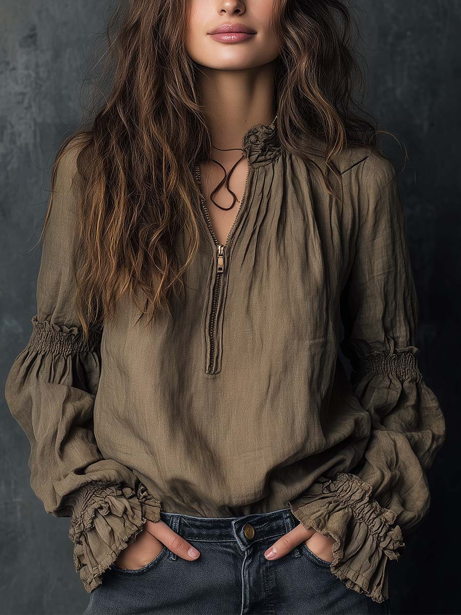 Willa London™ | Bohemian Ruffle Blouse