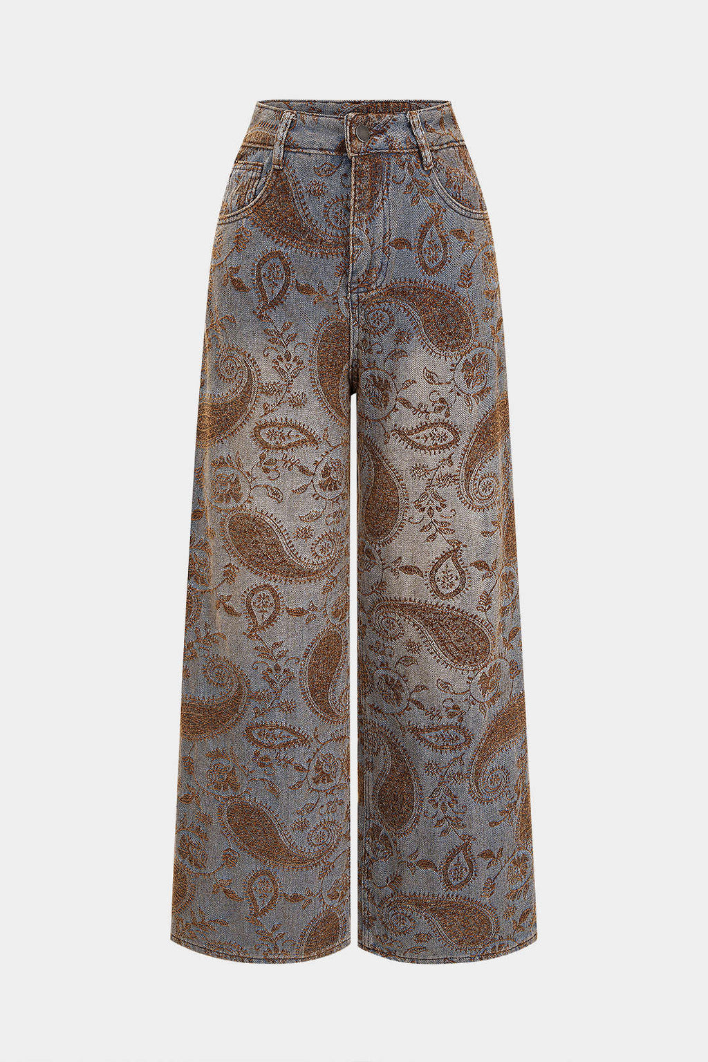 Willa London™ | Floral Elegance Straight Pants