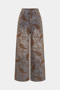 Willa London™ | Floral Elegance Straight Pants