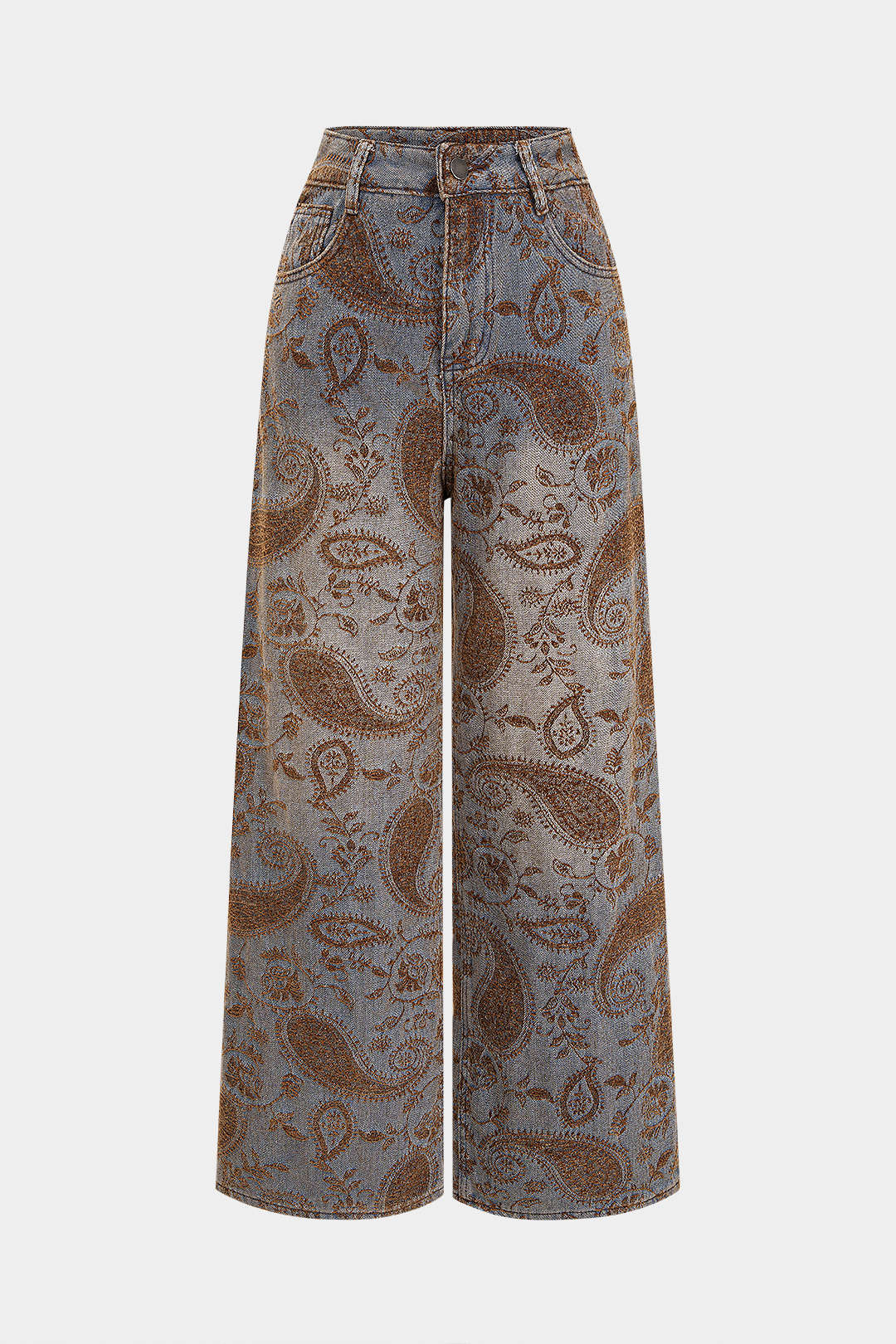 Willa London™ | Floral Elegance Straight Pants