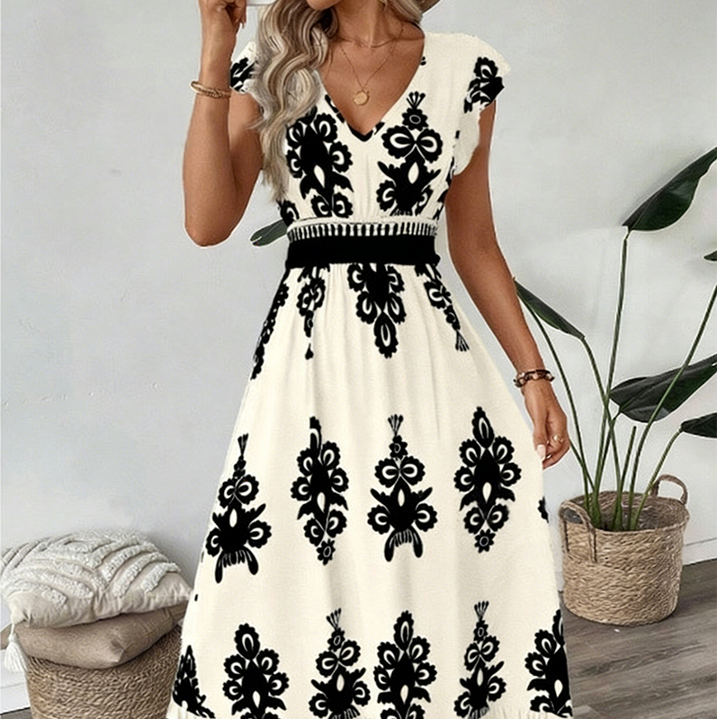 Willa London™ | Baroque Elegance Maxi Dress