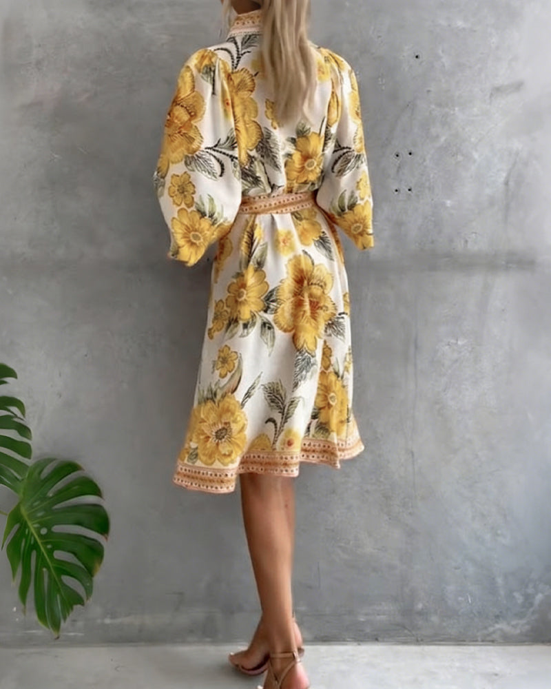Willa London™ | Floral Elegance Dress