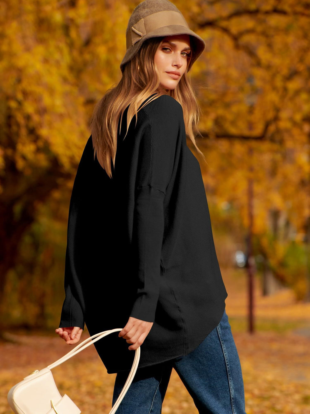 Willa London™ | Asymmetric Comfort Knit Sweater