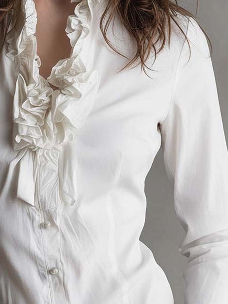 Willa London™ | Ruffle Elegance Blouse