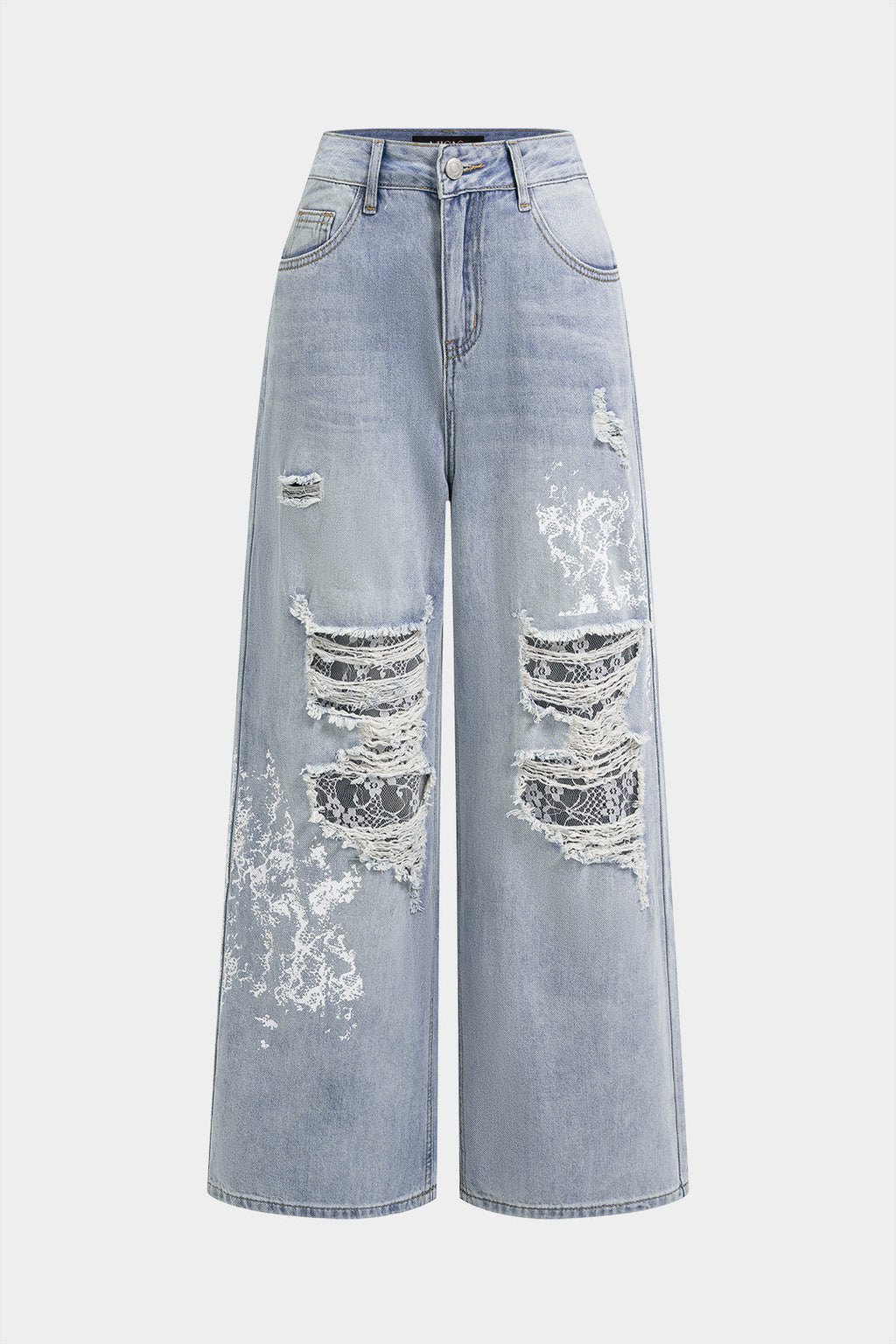 Willa London™ | Lace & Denim Elegance Jeans