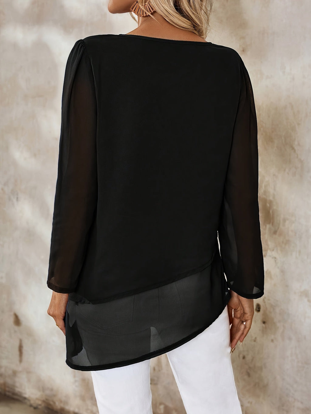 Willa London™ | Corisande Asymmetric Elegance Blouse