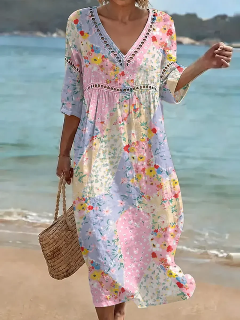 Willa London™ | Summer Blossom Maxi Dress