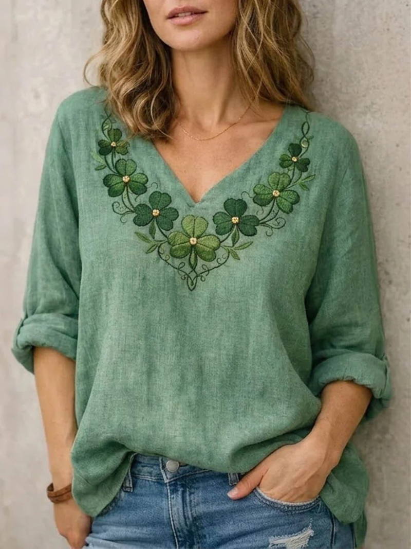 Willa London™ | Elegance Embroidered Blouse
