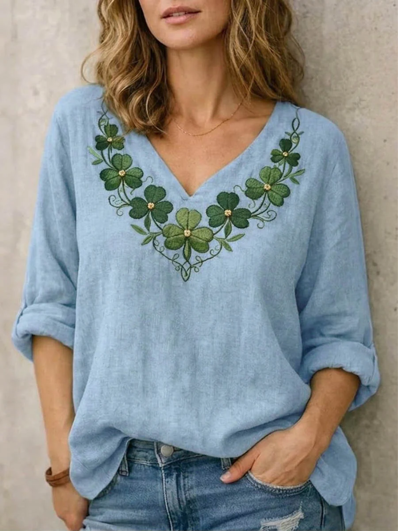Willa London™ | Elegance Embroidered Blouse
