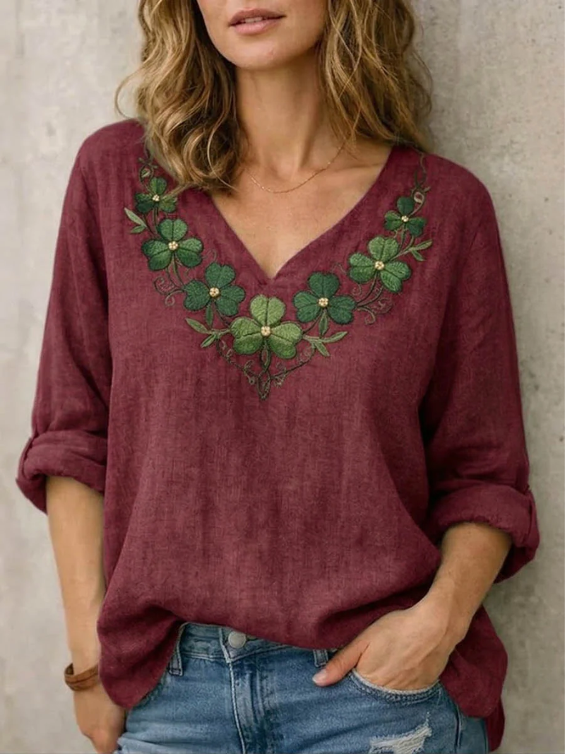 Willa London™ | Elegance Embroidered Blouse