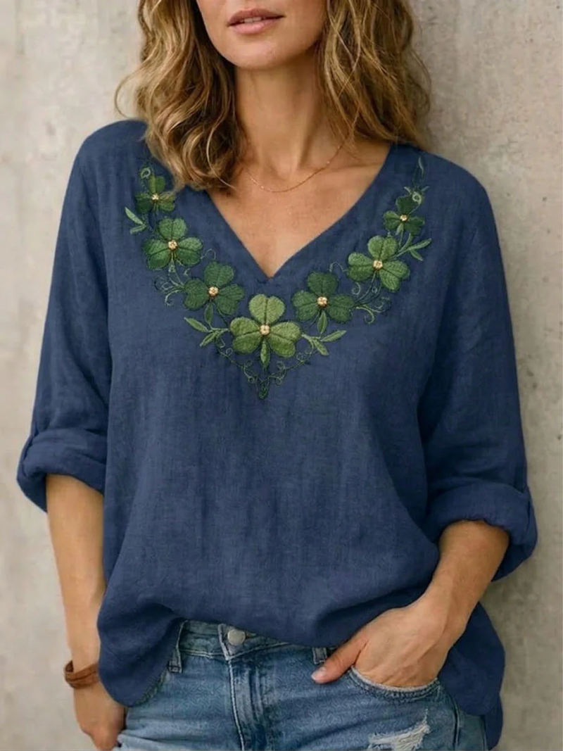 Willa London™ | Elegance Embroidered Blouse