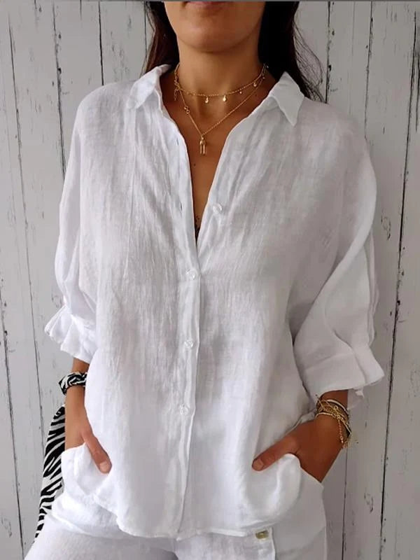 Willa London™ | Delphira Back-Tie Shirt
