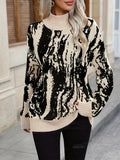 Willa London™ | Elegant Two-Tone Turtleneck Sweater