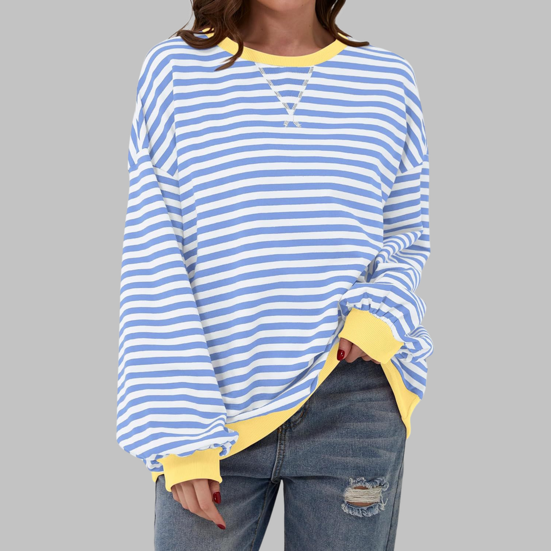 Willa London™ | Luxe Striped Oversized Knit
