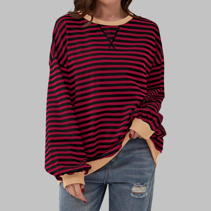 Willa London™ | Luxe Striped Oversized Knit