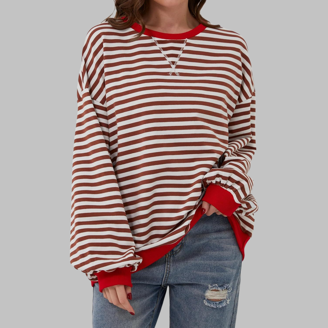 Willa London™ | Luxe Striped Oversized Knit
