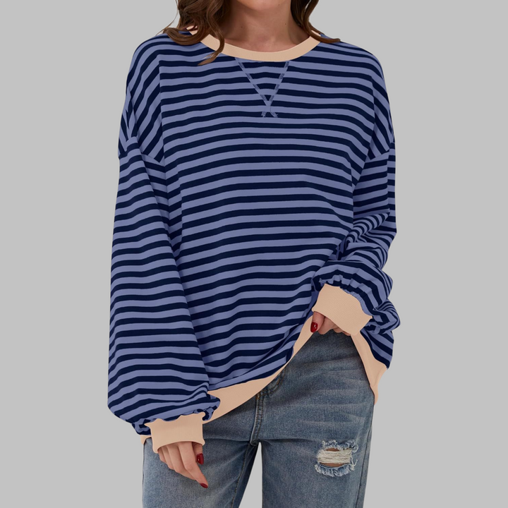 Willa London™ | Luxe Striped Oversized Knit