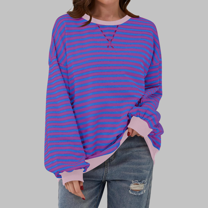 Willa London™ | Luxe Striped Oversized Knit