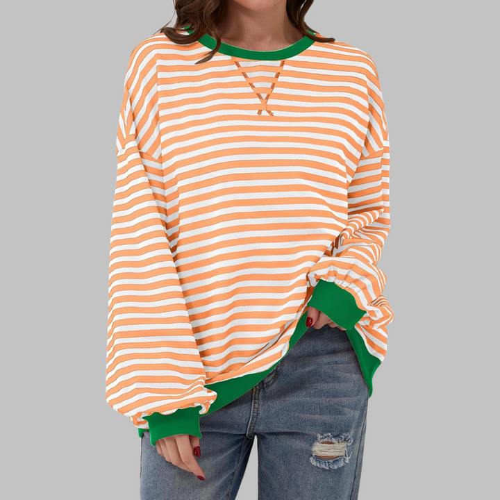 Willa London™ | Luxe Striped Oversized Knit