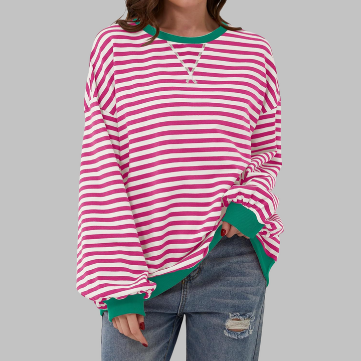 Willa London™ | Luxe Striped Oversized Knit