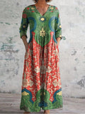 Willa London™ | Celestine Vintage Floral Maxi Dress