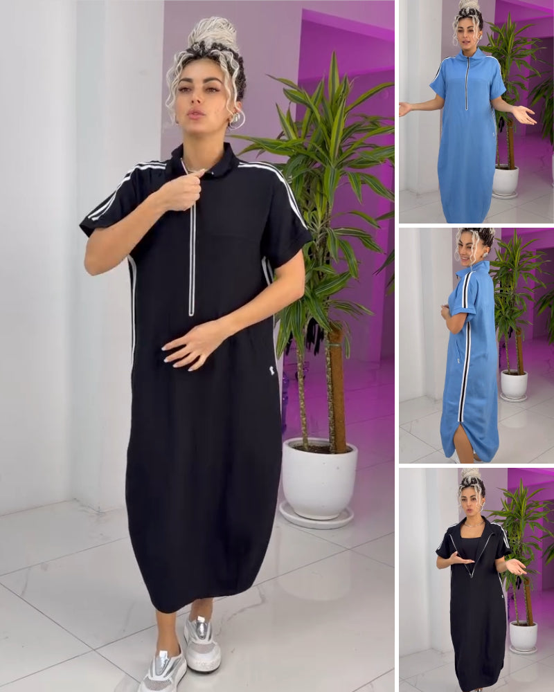 Willa London™ | Luxe Sport Chic Maxi Dress