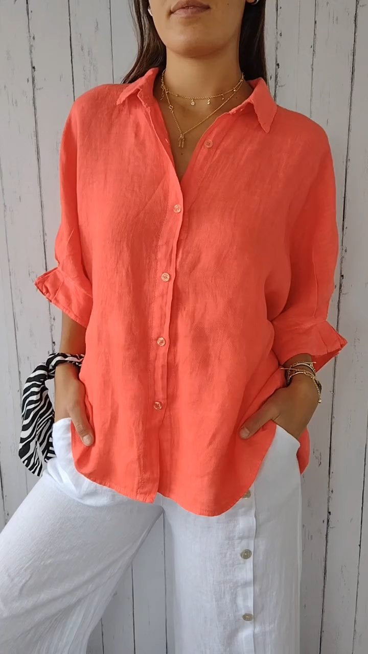 Willa London™ | Delphira Back-Tie Shirt