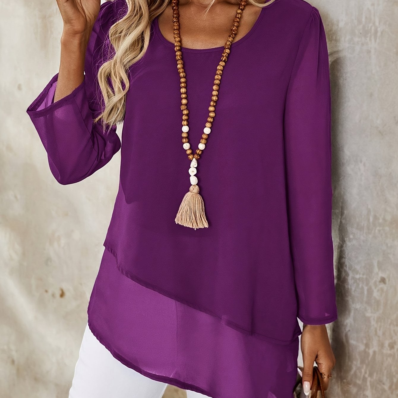 Willa London™ | Corisande Asymmetric Elegance Blouse