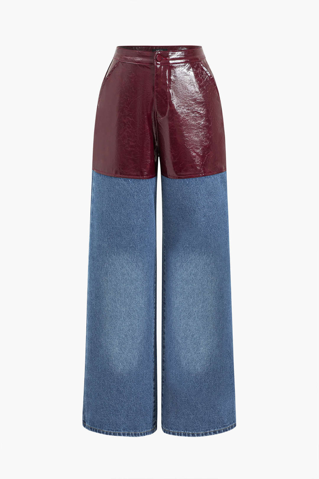 Willa London™ | Luxe Leatherette Straight Jeans
