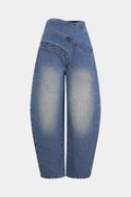 Willa London™ | Asymmetrical Chic Denim Jeans