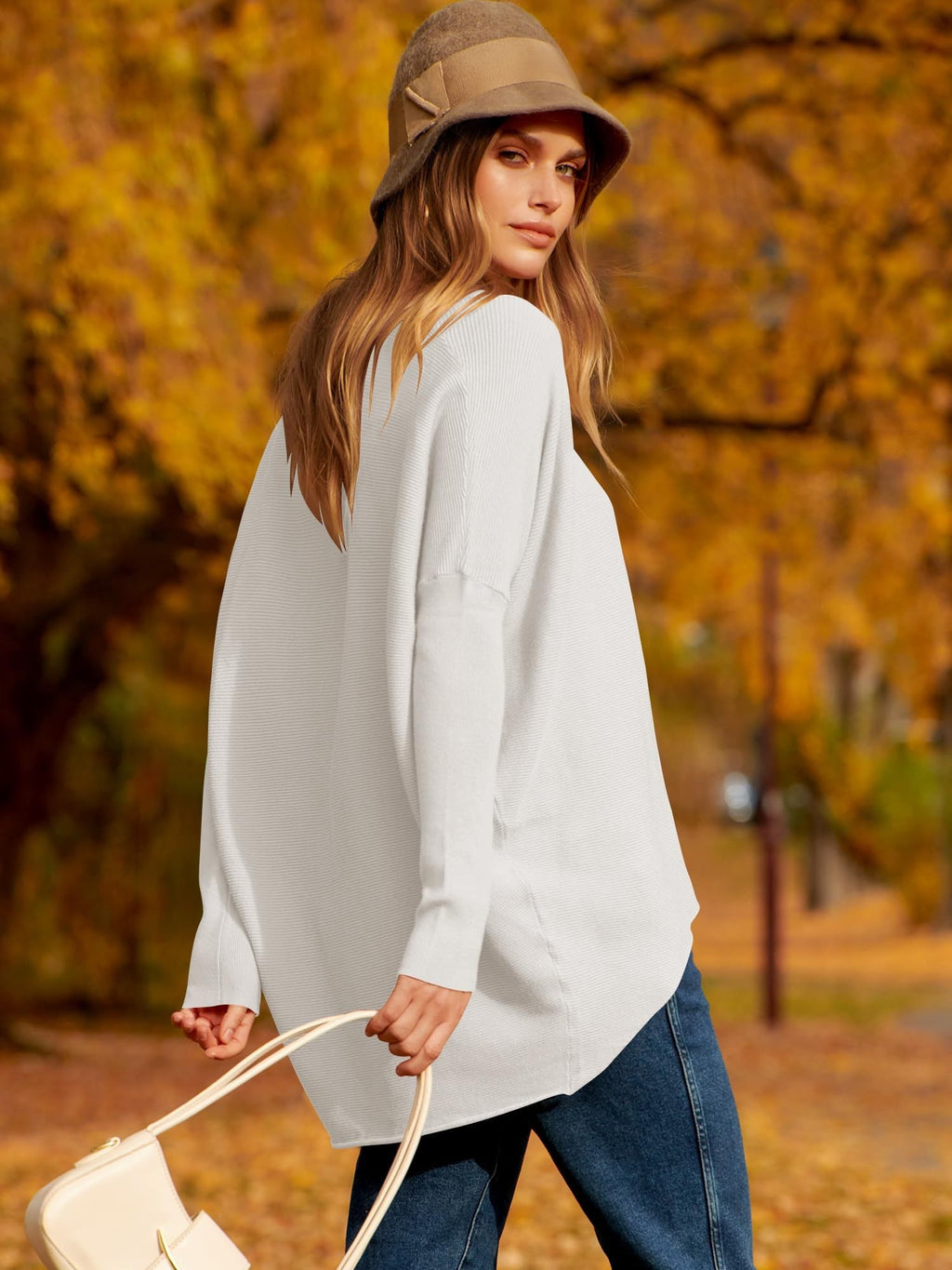 Willa London™ | Asymmetric Comfort Knit Sweater