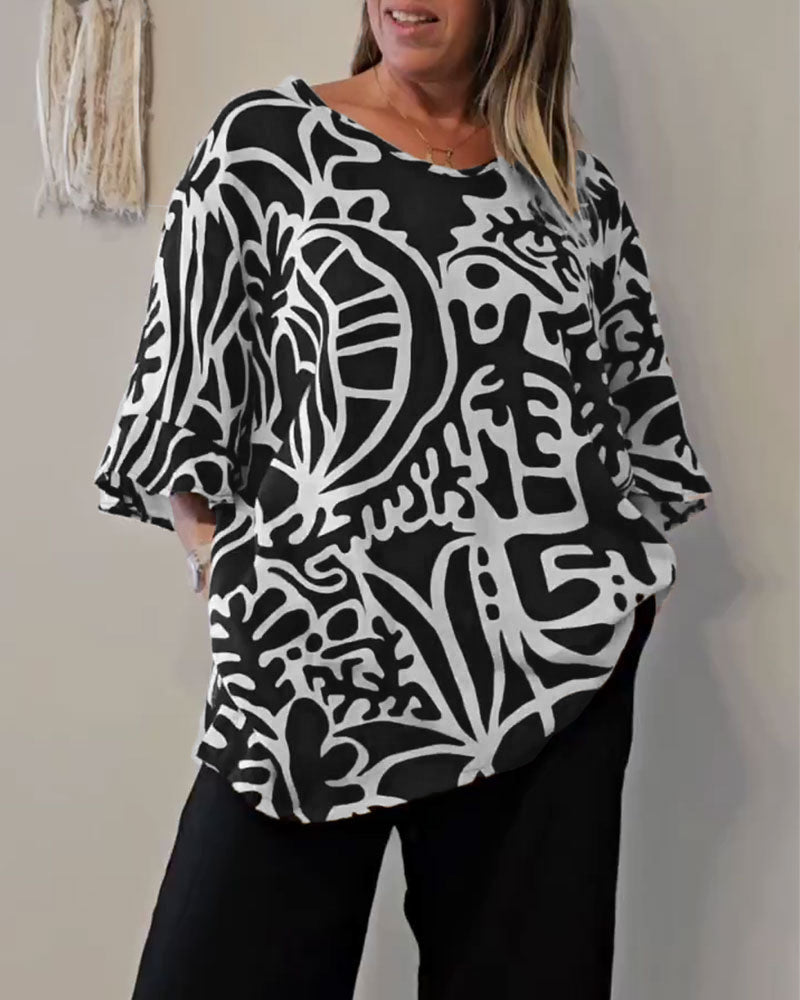 Willa London™ | Abstract Elegance Top