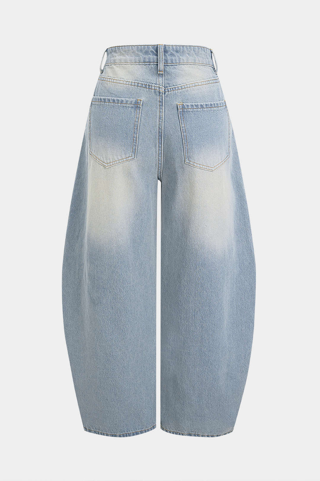 Willa London™ | Effortless Fray Barrel Jeans