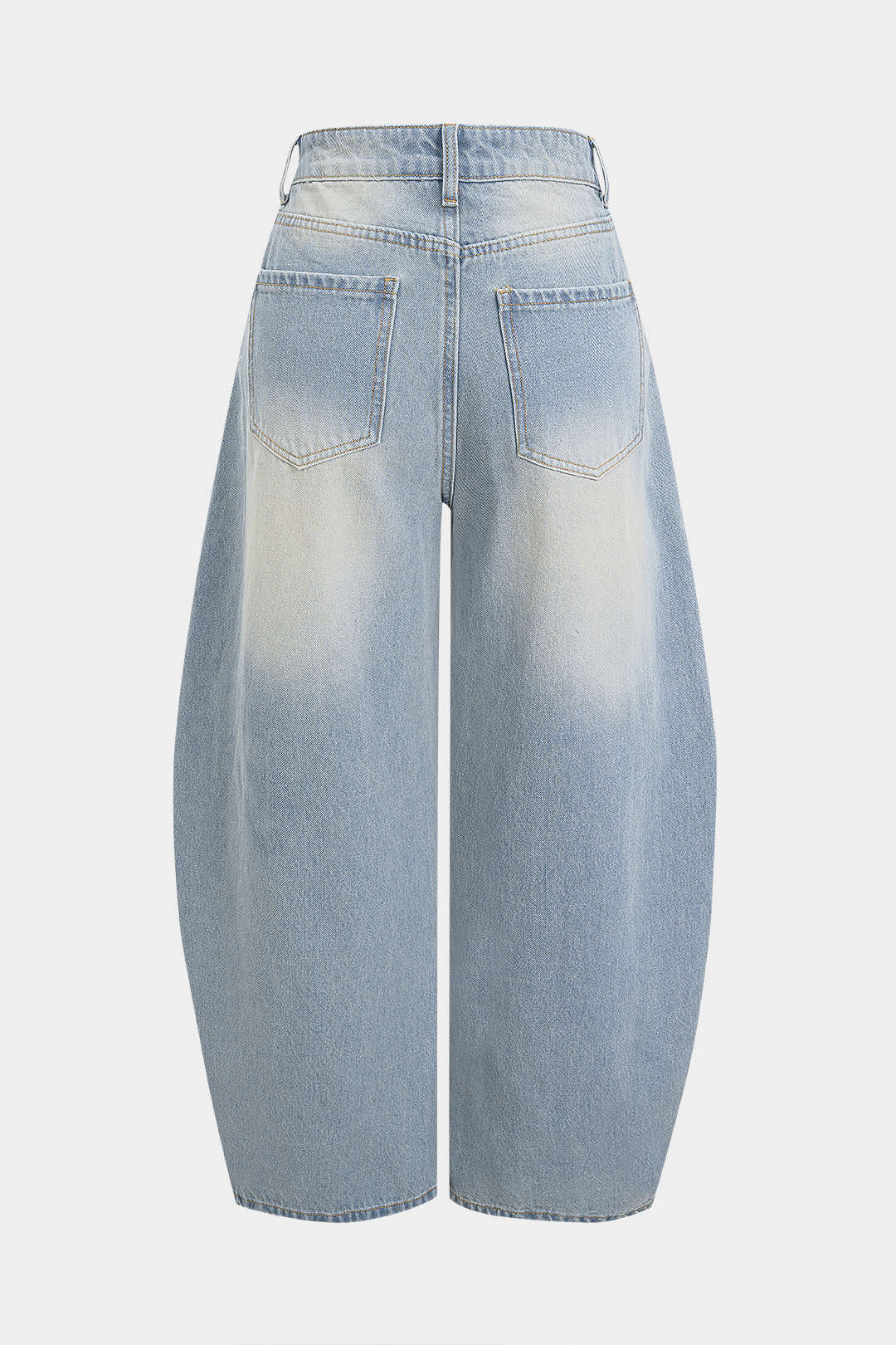Willa London™ | Effortless Fray Barrel Jeans