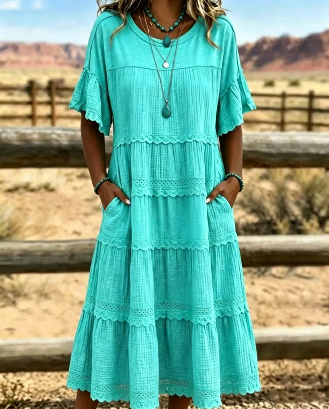 Willa London™ | Rosalynne Vintage Midi Dress