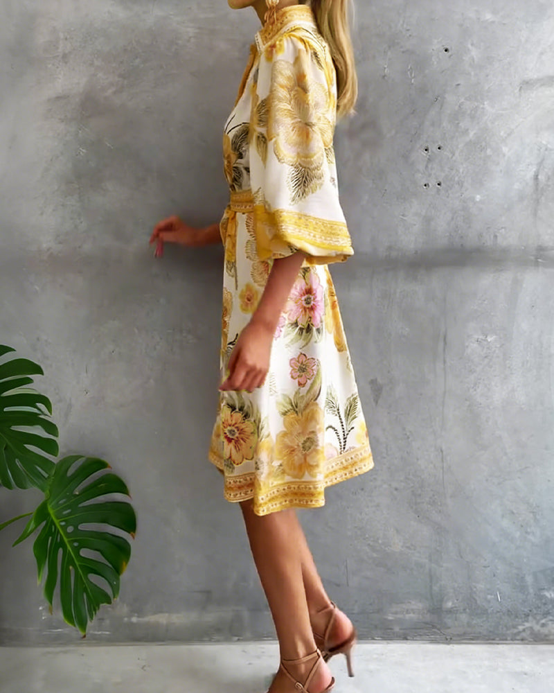 Willa London™ | Floral Elegance Dress