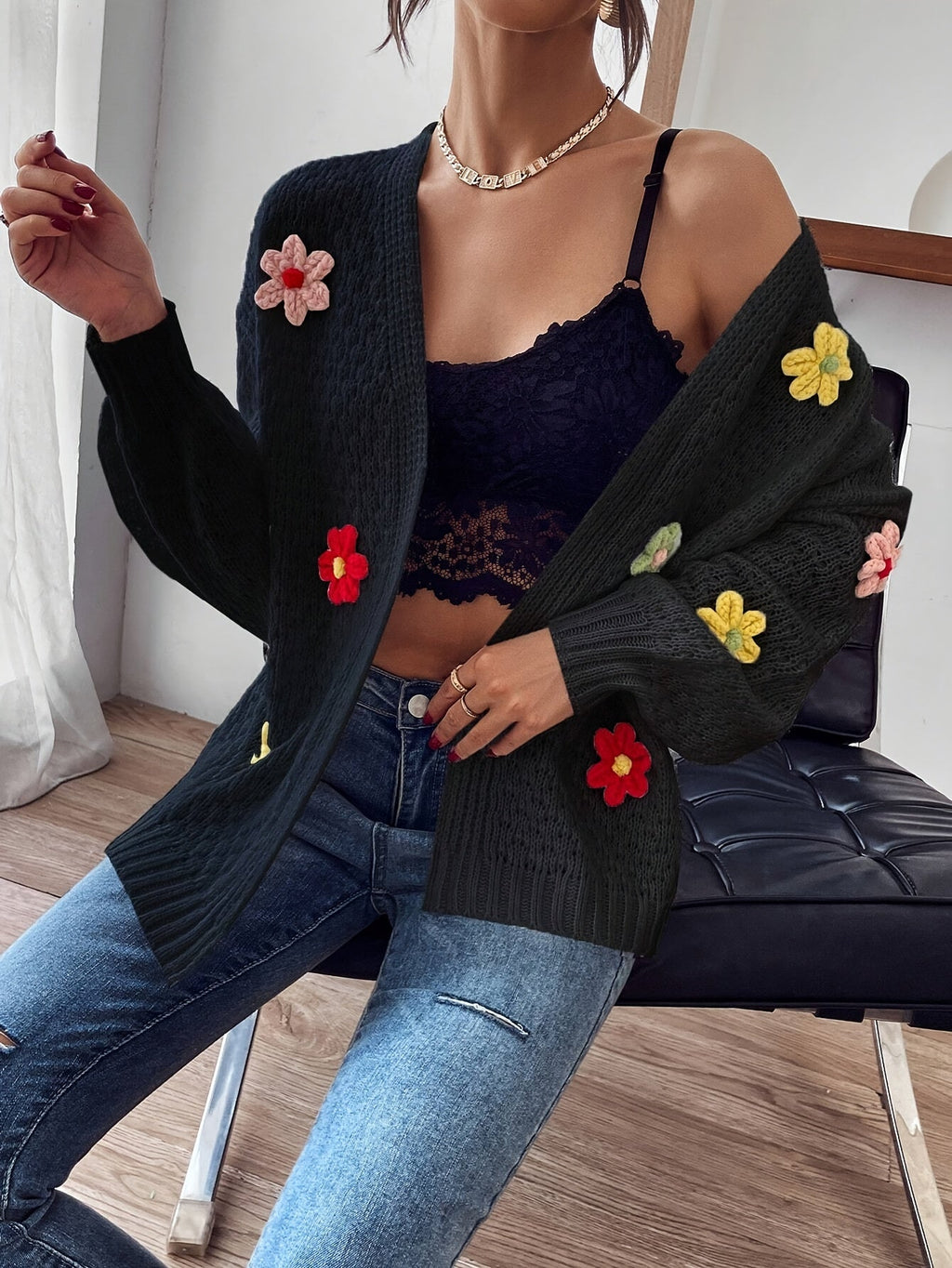 Willa London™ | Floral Elegance Cardigan