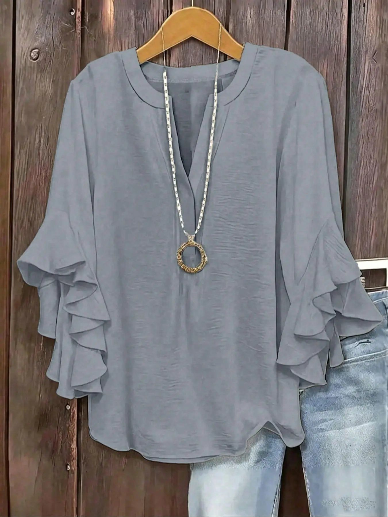Willa London™ | Serene V-Neck Blouse