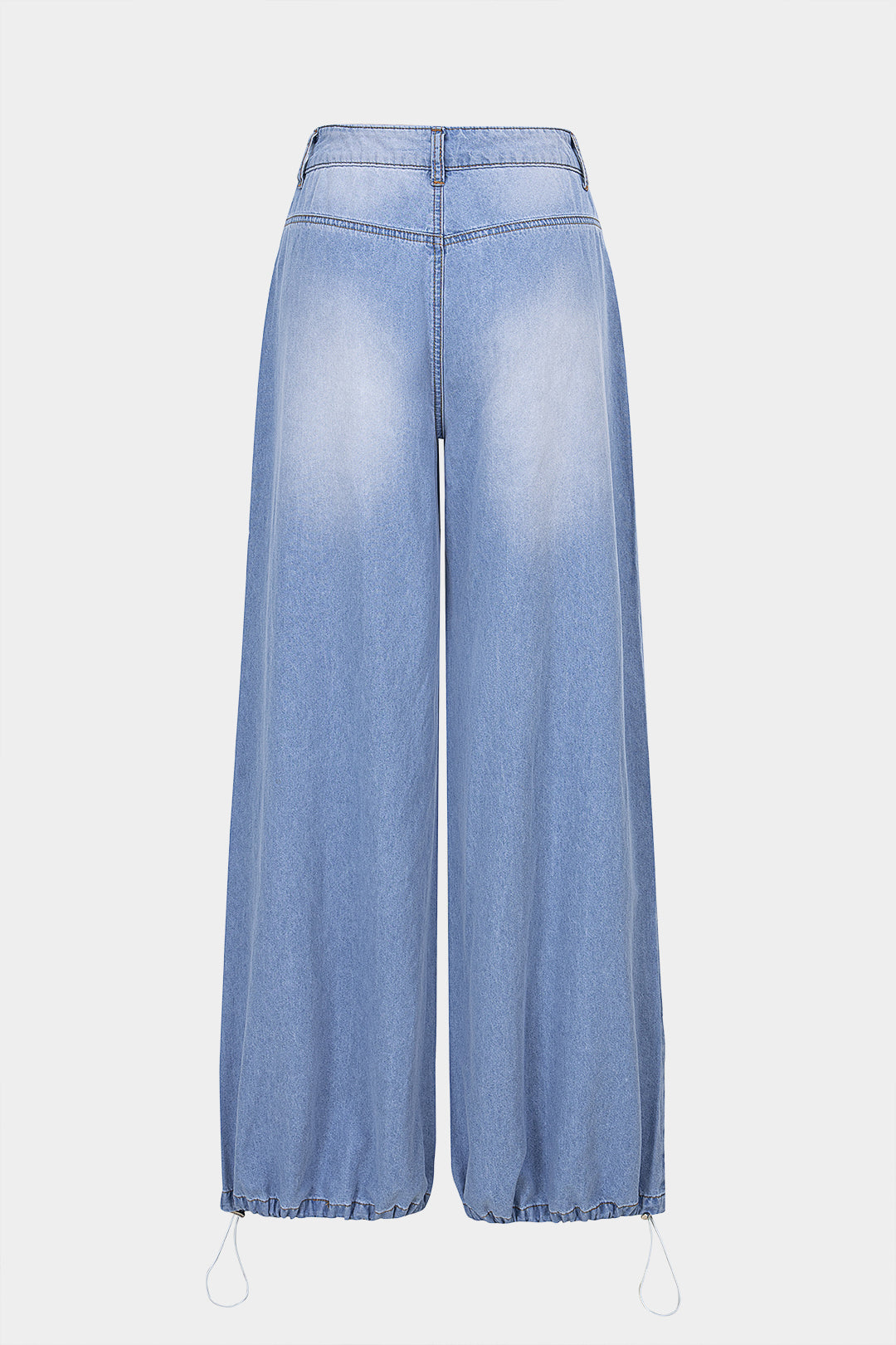 Willa London™ | Luxe Ruched Denim Trousers