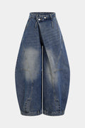 Willa London™ | Luxe Barrel Denim Trousers