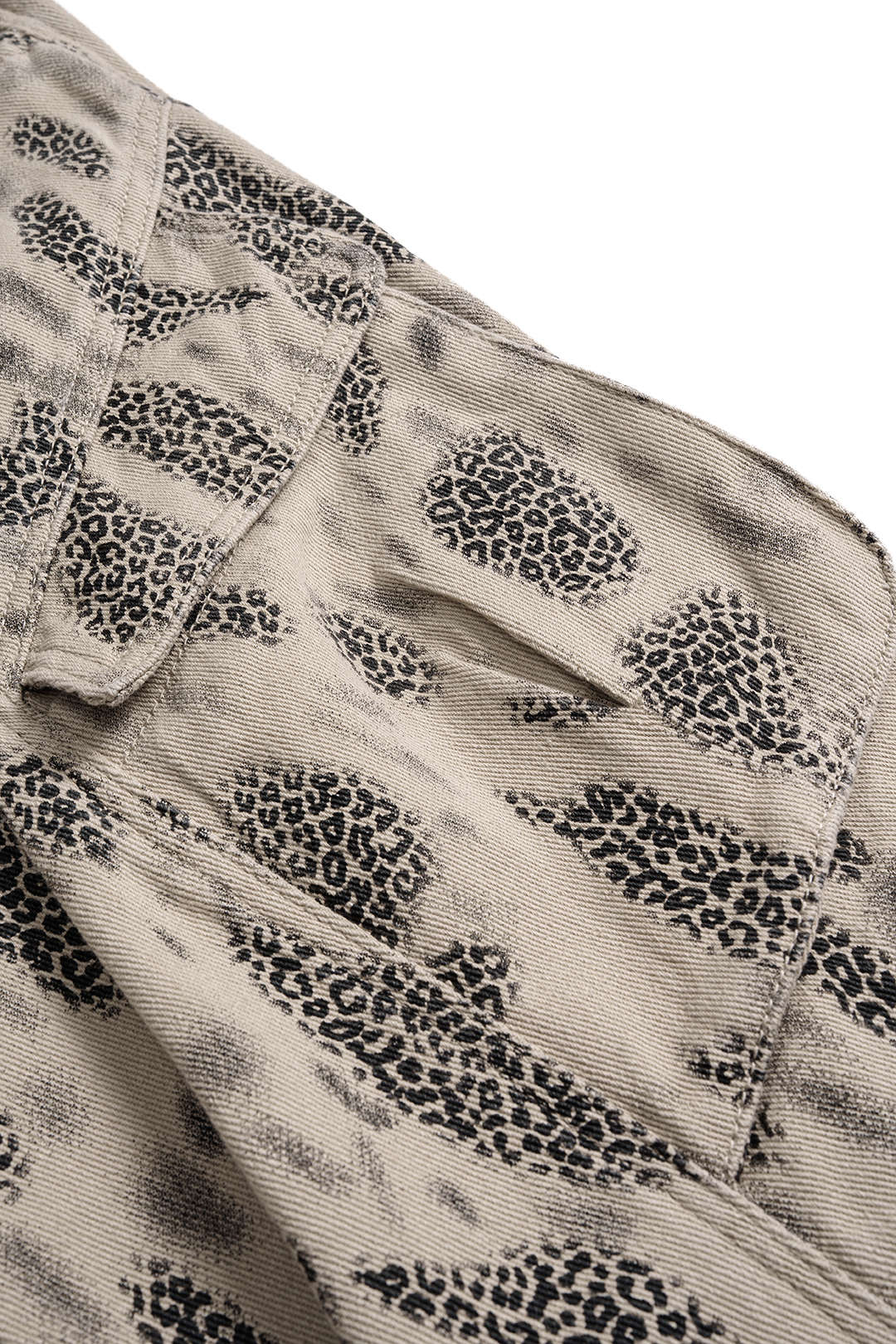 Willa London™ | Luxe Leopard Pleat Jeans