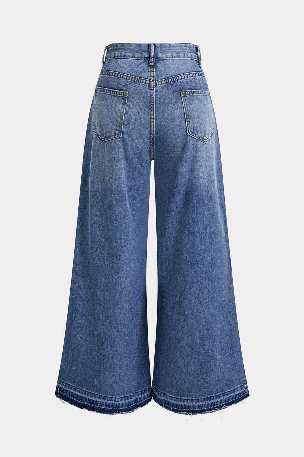 Willa London™ | Luxe Wide Leg Denim Trousers