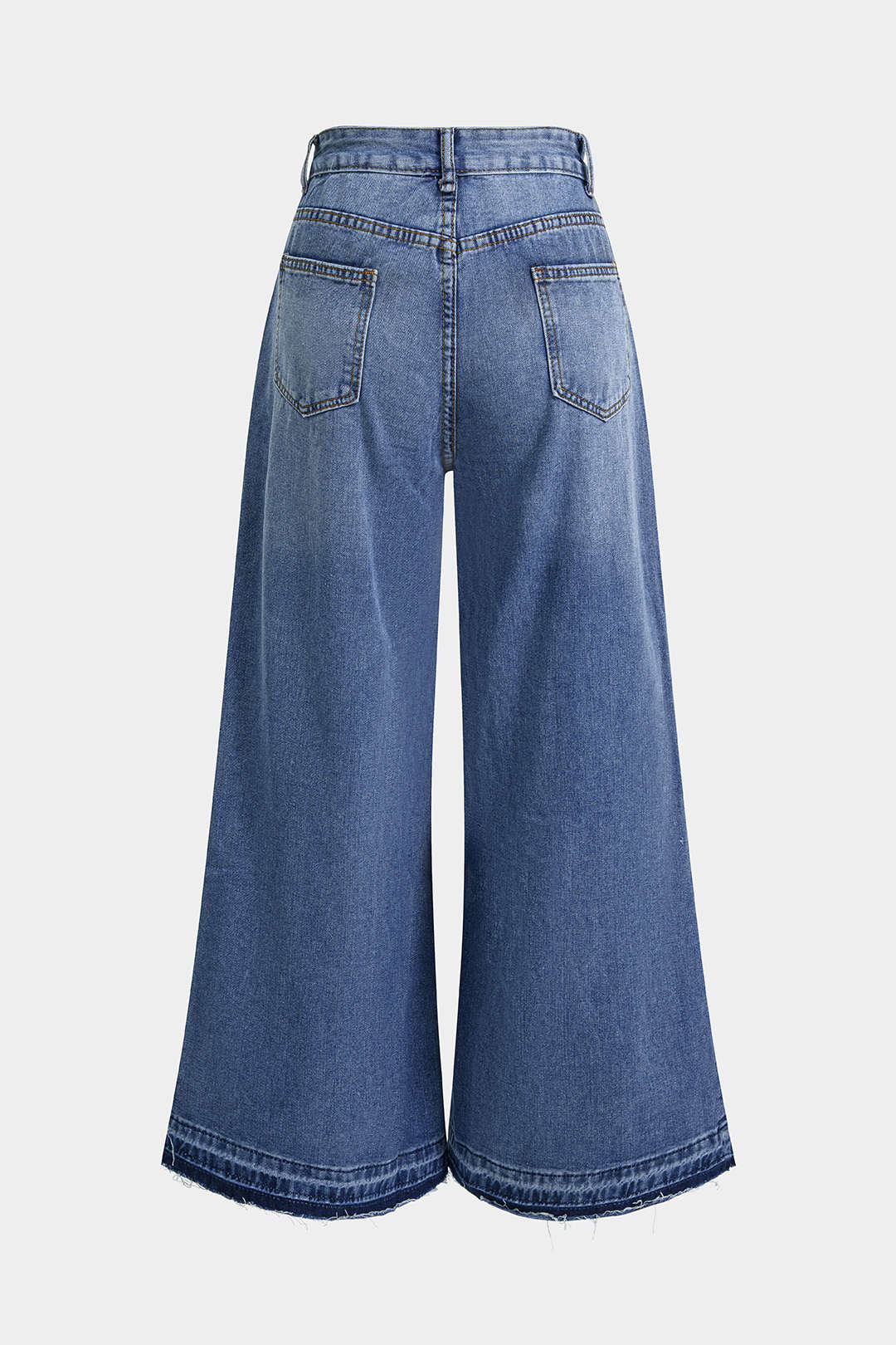 Willa London™ | Luxe Wide Leg Denim Trousers