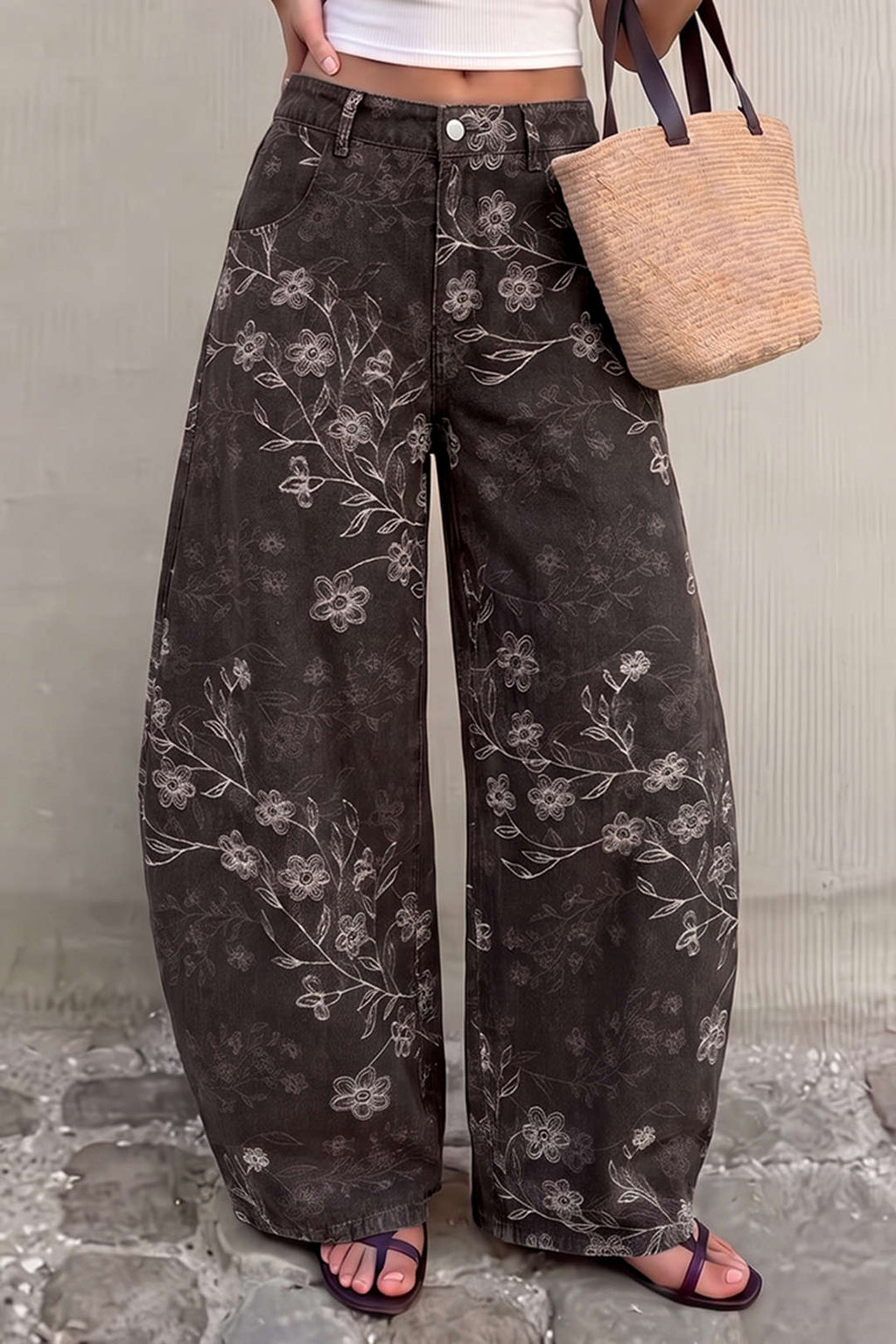 Willa London™ | Meadow Blossom Barrel Jeans