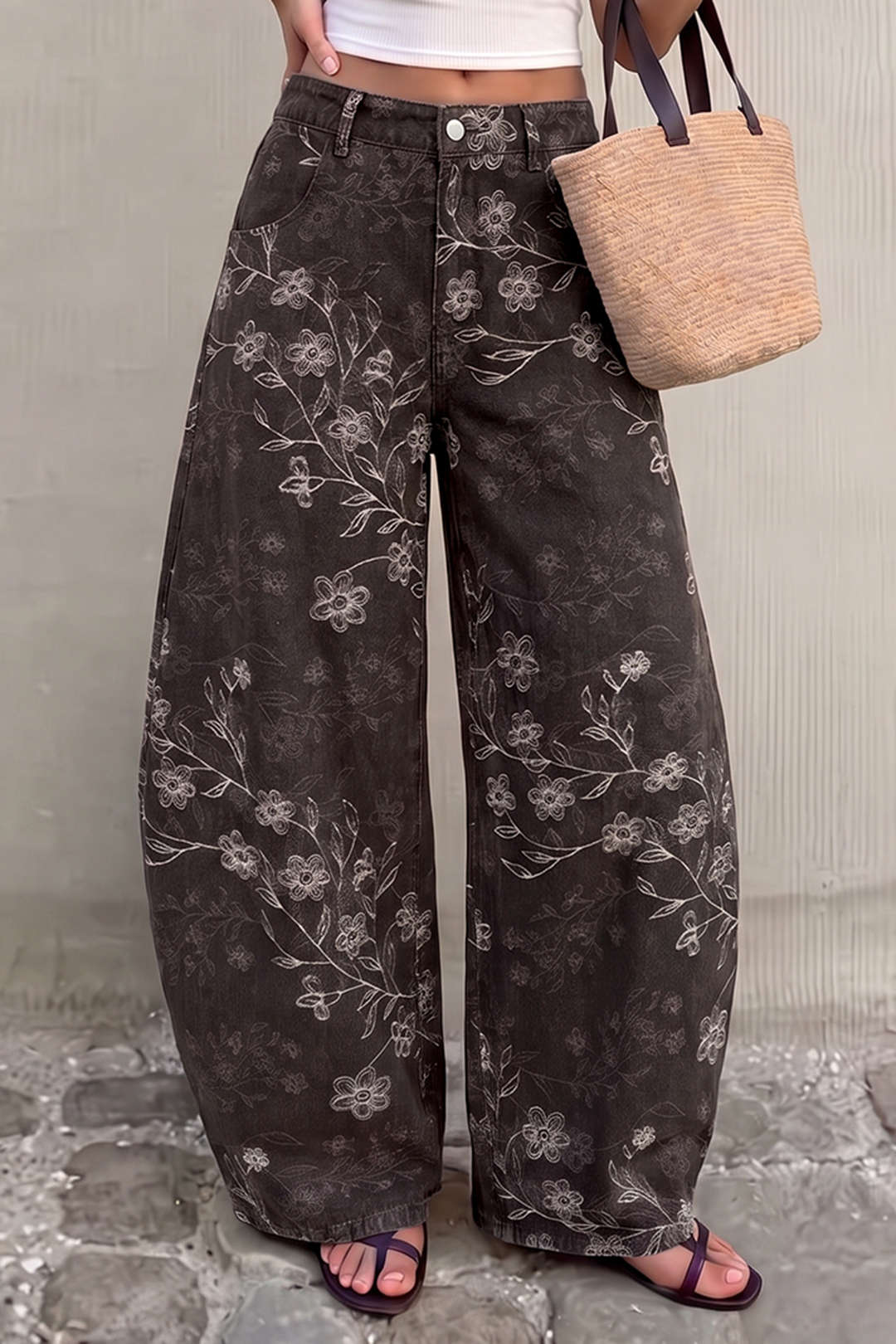 Willa London™ | Meadow Blossom Barrel Jeans