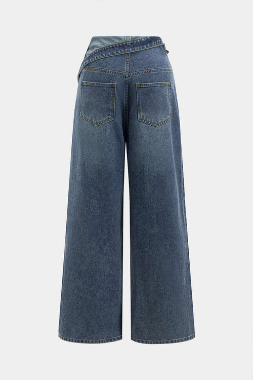 Willa London™ | Asymmetrical Elegance Jeans